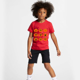 Halloween Orange Toddler Little Boy&Girl Pumpkins Multiple Expressions Short Sleeve T-shirts
