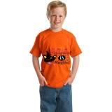 Halloween Black Toddler Little Boy&Girl Unicorn Halloween Is Magical Short Sleeve T-shirts