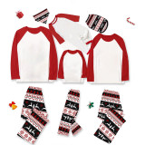 Christmas Matching Family Pajamas Red and Reindeer Personalized Custom Design Christmas Pajamas Set With Dog Cloth