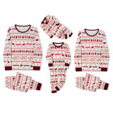 icusromiz Christmas Family Matching Pajamas Sets Seamless Deer Pattern Pajamas Set