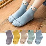 Baby Toddler 5PCS Cartoon Printed Warm Soft Cotton Socks
