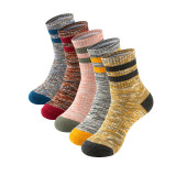 Men Adult Socks Color Matching Warm Riding Sport Socks