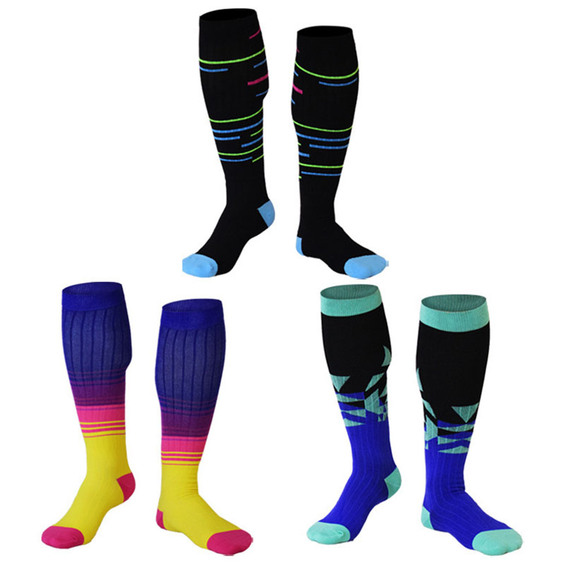 Men Adult Socks Trigonometric Geometry Sport Compression Socks