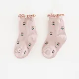 Toddler Kids Printed Agaric Edge Soft Warm Socks