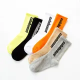 Men Adult Socks Printed Calabasas Letter Cotton Socks