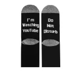 Men Adult Socks YOUTUBE or TikTok Printed Cotton Socks