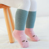 Toddler Kids Cartoon Color Matching Winter Warm Anti-skid Socks