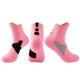 Men Adult Basketball Socks Color Matching Warm Towel Bottom Thickening Sport Socks