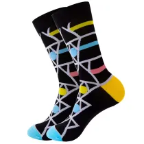 Women Adult Socks Chess Stripe Clown Dog Casual Tube Socks