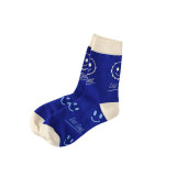 Women Adult Socks Klein Blue Street Smiling Face Sports Cotton Socks