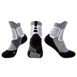 Men Adult Basketball Socks Color Matching Warm Towel Bottom Thickening Sport Socks
