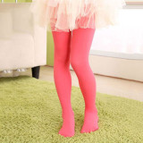Baby Toddler Girls Pure Color Pantyhose Velvet Dance Socks Leggings Stockings