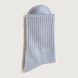 Men Adult Socks Breathable Pure Color Warm Pure Cotton Sport Socks
