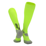 Men Adult Football Socks Pure Color Non-slip Thickening Towel Bottom Athletic Stockings
