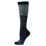 Men Adult Socks Gradient Mixed Color Sport Compression Socks