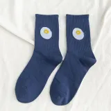 Women Adult Fruit Pile Socks Candy Color Cartoon Casual Socks