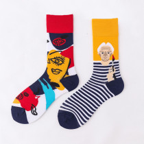 Women Adult Socks Cartoon Street Personality Casual Socks