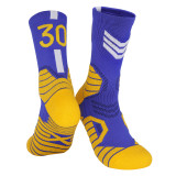 Men Adult Socks Number Letter Warm Basketball Cotton Socks