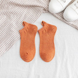 Women Adult Socks Cartoon Embroidery Sesame Street Soft Warm Boat Socks