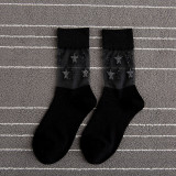 Women Adult Socks Star Casual Ankle Transparent Mesh Glass Socks