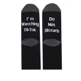 Men Adult Socks YOUTUBE or TikTok Printed Cotton Socks