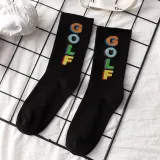 Men Adult Socks Pure Color Printed Astronaut Sport Basketball Cotton Socks