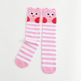 Baby Toddler Cartoon Printed Striped Polka Dot Owl Cotton Socks