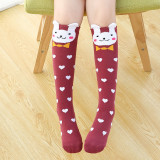 Baby Toddler Cartoon Warm Soft Printed Bear Cotton Socks