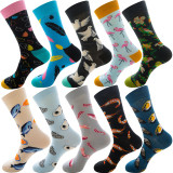 Women Adult Socks Ten Colors Animal Series Soft Casual Socks