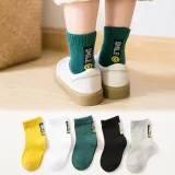 Baby Toddler 5PCS Cartoon Printed Warm Soft Cotton Socks