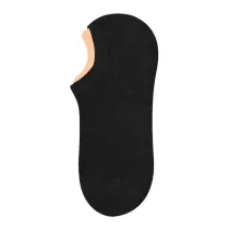 Men Adult Socks Pure Color Mesh Hollowed Out Pure Cotton Boat Socks