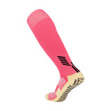 Men Adult Football Socks Pure Color Thickening Towel Bottom Antiskid Glue Dispensing Athletic Stockings