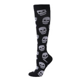 Men Adult Socks Printed Skull Casual Sport Compression Socks