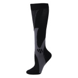 Men Adult Socks Color Matching Breathable Sport Compression Socks