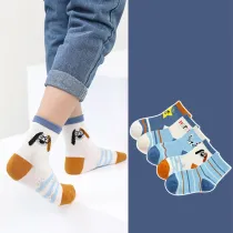 Toddler Kids 5PCS Cartoon Animal Dinosaur Printed Warm Cotton Socks