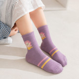 Baby Toddler 5PCS Cartoon Cute Warm Soft Printed Cotton Socks