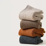 Men Adult Socks Breathable Pure Color Warm Pure Cotton Sport Socks