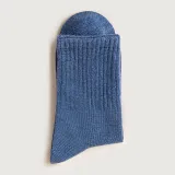 Men Adult Socks Breathable Pure Color Warm Pure Cotton Sport Socks
