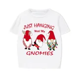 Christmas Matching Family Pajamas Exclusive Design Hanging with My Gnomies Short Pajamas Set