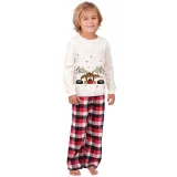 Christmas Matching Family Pajamas Funny Deer White Pajamas Set