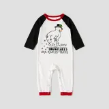 Christmas Matching Family Pajamas Funny Cute Snowman How Snowflakes Made Pajamas Set