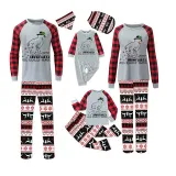 Christmas Matching Family Pajamas Funny Cute Snowman How Snowflakes Made Grey Pajamas Set