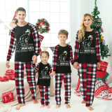 Christmas Matching Family Pajamas Funny Cute Snowman How Snowflakes Made Red Pajamas Set