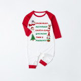 Christmas Matching Family Pajamas Snowman Reindeer Present Seamless Pajamas Set
