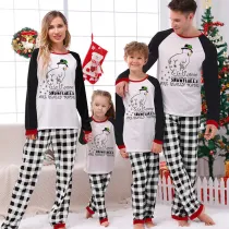 Christmas Matching Family Pajamas Funny Cute Snowman How Snowflakes Made Seamless Pajamas Set