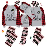 Christmas Matching Family Pajamas Funny Cute Snowman How Snowflakes Made Grey Pajamas Set