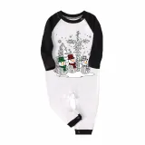 Christmas Matching Family Pajamas Forth Hope Love Snowman Cross Green Plaids Pajamas Set