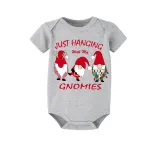 Christmas Matching Family Pajamas Exclusive Design Hanging with My Gnomies Short Pajamas Set