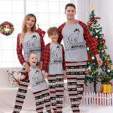 Christmas Matching Family Pajamas Funny Cute Snowman How Snowflakes Made Grey Pajamas Set