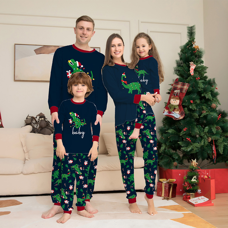 Christmas Matching Family Pajamas Set With Dog Pajamas